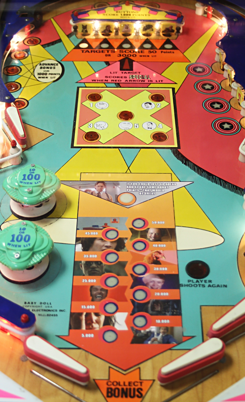 Illustration for article titled Pinball Game Made Out Of All The Internet Memes